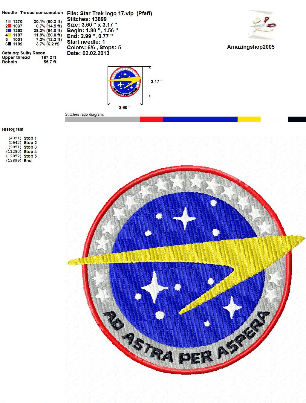 Star trek jessecmault design  crafting  sewing  other