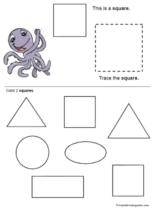 Shapes & Colors worksheets fun pack | eBooks | Children's eBooks