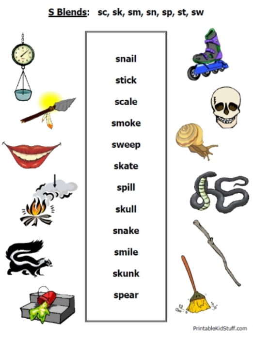 Consonant Blends Worksheets | eBooks | Children's eBooks