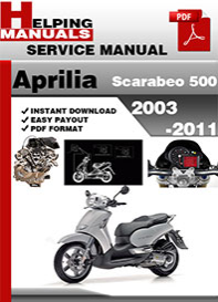 APRILIA SCARABEO 500 SERVICE MANUAL PDF visual data 4