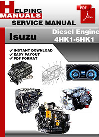 ISUZU ENGINE 4HK1 6HK1 WORKSHOP SERVICE REPAIR MANUAL PDF visual data 5