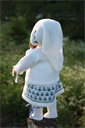 DollKnittingPattern - 0027D KIRSTEN - Dress-pants-headscarf-socks and sweater - Digital Download