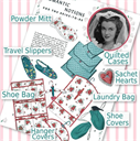 Romantic Notions - Travel Accessories 1940's - Digital Download