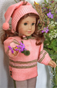 DollKnittingPatterns - 0078D YLVA - Sweater, Cap, Pant and Socks - Digital Download
