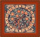"the orange tree" cross stitch pattern