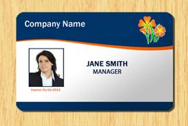 employee id template 1 it company id card format