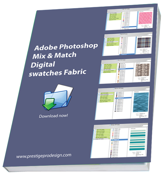 Photoshop Mix and Match Digital Fabric - Digital Download