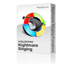 Nightmare Singing Pumpkins Black Bknd Yellow Faces (No Sound) - Digital Download