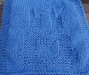 bunnies in love dishcloth/afghan square
