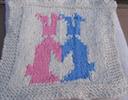 bunnies in love colorwork