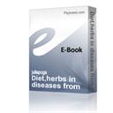 diet,herbs in diseases from russia.