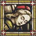 Mini Stained Glass II  Cross Stitch Pattern - Digital Download