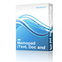 Memopad (Text, Doc and HTML Editor App for MS Word) - Digital Download