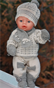 DollKnittingPatterns - 0083D OSCAR - Sweater, Pants, Shoes, Cap, Mittens, Scarf - Digital Download