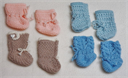 DollKnittingPatterns - 0084D FELIX - 4 Doll socks - Digital Download