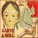 ~1800's CARVED DOLL vintage PATTERN - Digital Download