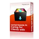 caring for clients with dementia: training packet