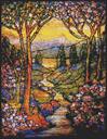 tiffany trees cross stitch pattern