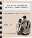 how to get your wife or girlfriend to want more sex