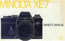 minolta xe-7 instruction manual