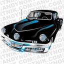 Car Clip Art 1948 Tucker - Digital Download