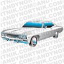 Car Clip Art 1967 Chevy SS Impala - Digital Download