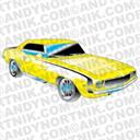 Car Clip Art 1969 Chevy RS SS Camaro - Digital Download