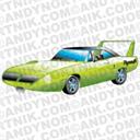 Car Clip Art 1970 Plymouth Superbird - Digital Download
