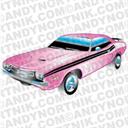 Car Clip Art 1971 Dodge Challenger - Digital Download