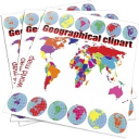 world maps, usa maps, usa flags, geographical/passport stamps clipart