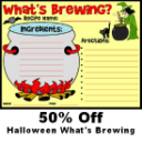 50% Off What's Brewing Halloween Witch - Digital Download