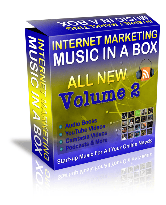 Internet Marketing Music In a Box Volume 2 Resale Rights 252 tracks - Digital Download