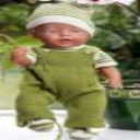 DollKnittingPatterns 0009D JOANNE and JOHN - Latzhose, Pulli mit Halbärmeln, Jacke mit Kapuze, Mütze und Socken-(Deutsch) - Digital Download