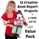 12 Creative Book Report Projects and 6 Free Gifts Value Pack - Digital Download