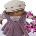 DollKnittingPattern 0130D LAURA - Skirt, Pants, Sweater, Jacket, Hat and Socks -(English) - Digital Download
