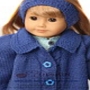 DollKnittingPattern 0131D HERMELINE -  Skirt, Pants, Sweater, Jacket, Hat and Socks -(English) - Digital Download