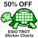50% Off ESIO TROT Sticker Charts - Digital Download