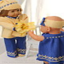 DollKnittingPattern 0133D Klara - Summersuit, Summerdress, Jacket, Cap, Hairband, Pants and Shoes-(English) - Digital Download