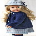 DollKnittingPattern0136D AURORA   Dress, Pants, Jacket, Hat and Shoes-(English) - Digital Download