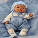 DollKnittingPattern 0137D KASPER   Body, Pants, Socks, Hat and Blanket -(English) - Digital Download