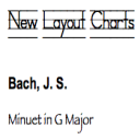 bach, j.s.: minuet in g major