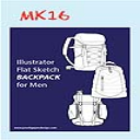 Men’s Backpack - Digital Download
