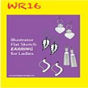 Women’s Jewellery Earring - Digital Download