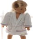 DollKnittingPatterns 0156D SOPHIA - Nachthemdje, Kamerjas, slippers en Babydoll-(Nederlands) - Digital Download