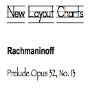 rachmaninoff: prelude op. 32, no. 13