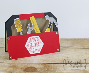 tool box card template crafting paper crafting cards