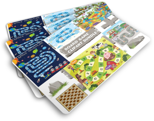 eBooks to read, fun activities bundle for kids plus minecraft inspired clipart, video game templates and board game inspired images - Additional View 4