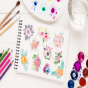 10 watercolor bouquets Bundle1... | Instant Download