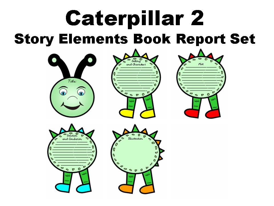 50 off caterpillar book report set documents and forms templates