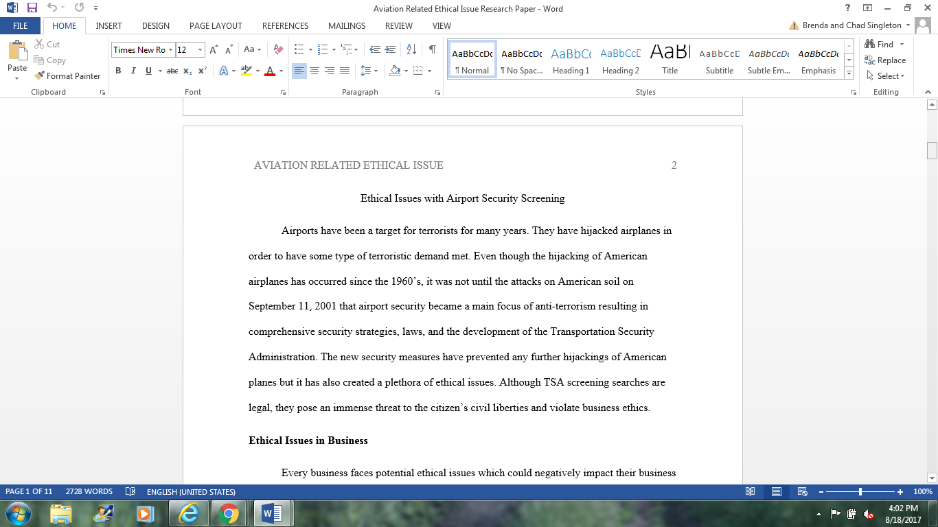Ethics and social responsibility research papers